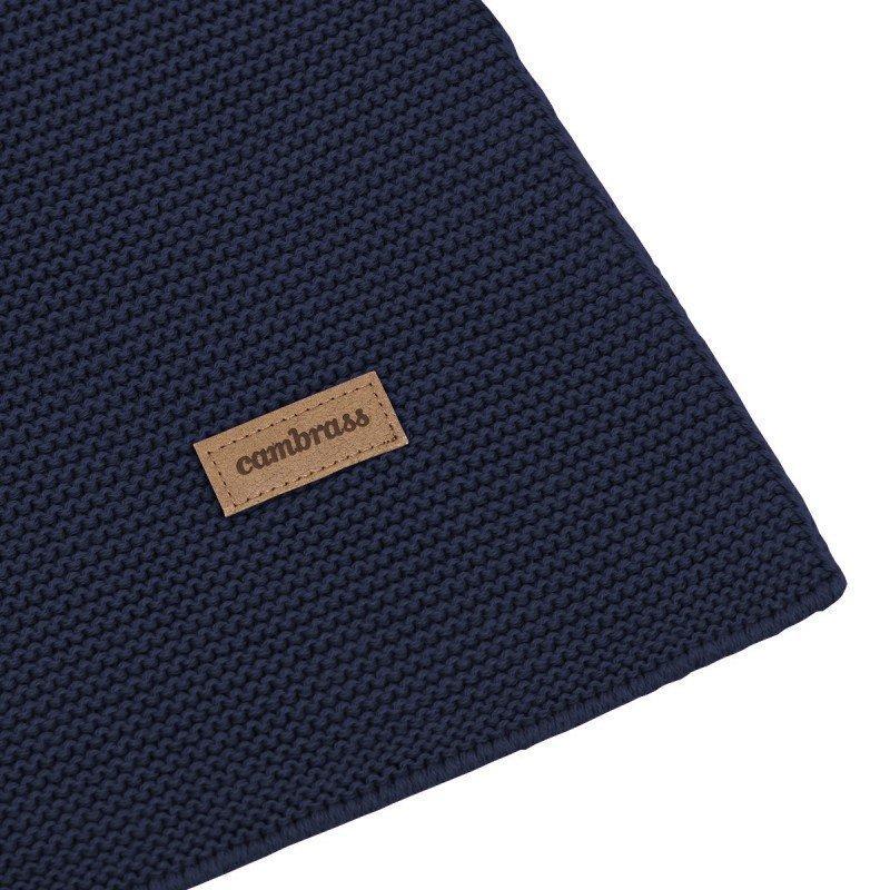 Cambrass MANTA PUNTO BAMBOO 80x100x1 CM PLAIN GG5 AZUL MARINO En línea