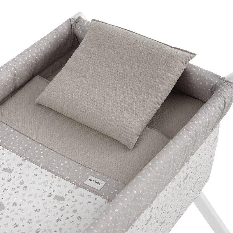Cambrass MINICUNA TIJERA MADERA ABETE BEIGE/BCO 55x87x74 CM Tienda