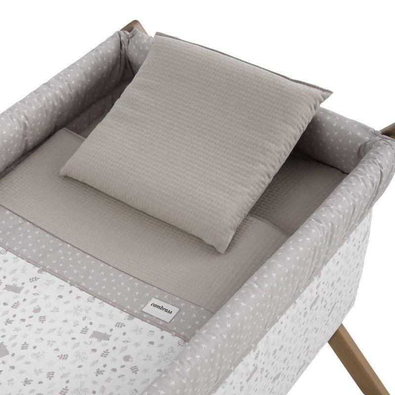Cambrass MINICUNA TIJERA MADERA ABETE BEIGE/NATURAL 55x87x74 CM Tienda