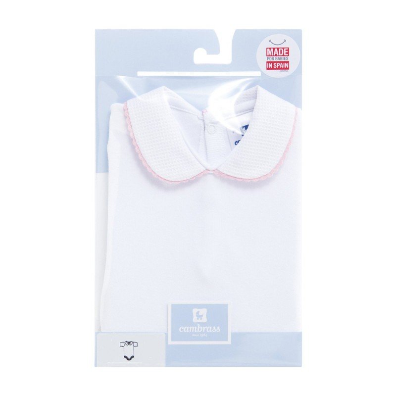 Cambrass BODY CON CUELLO MANGA CORTA I. 0703 CROQUET ROSA Promoción por tiempo limitado