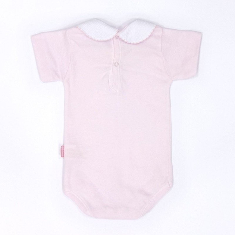 Cambrass BODY CON CUELLO MANGA CORTA I. D.R. LISO ROSA Solo queda un día