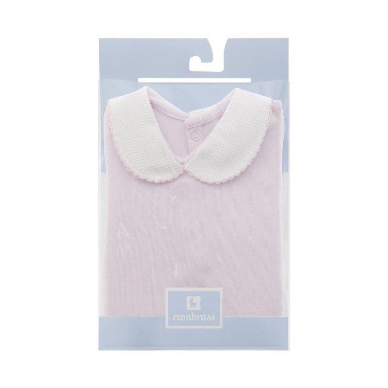 Cambrass BODY CON CUELLO MANGA CORTA I. D.R. LISO ROSA Solo queda un día
