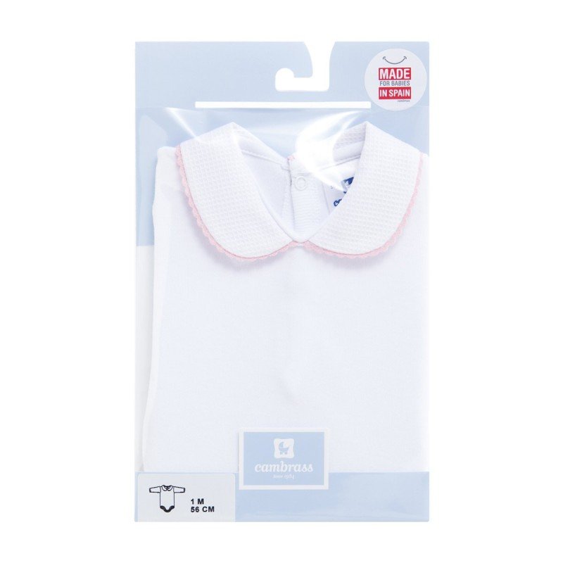 Cambrass BODY CON CUELLO MANGA LARGA I. 0703 CROQUET ROSA Liquidación