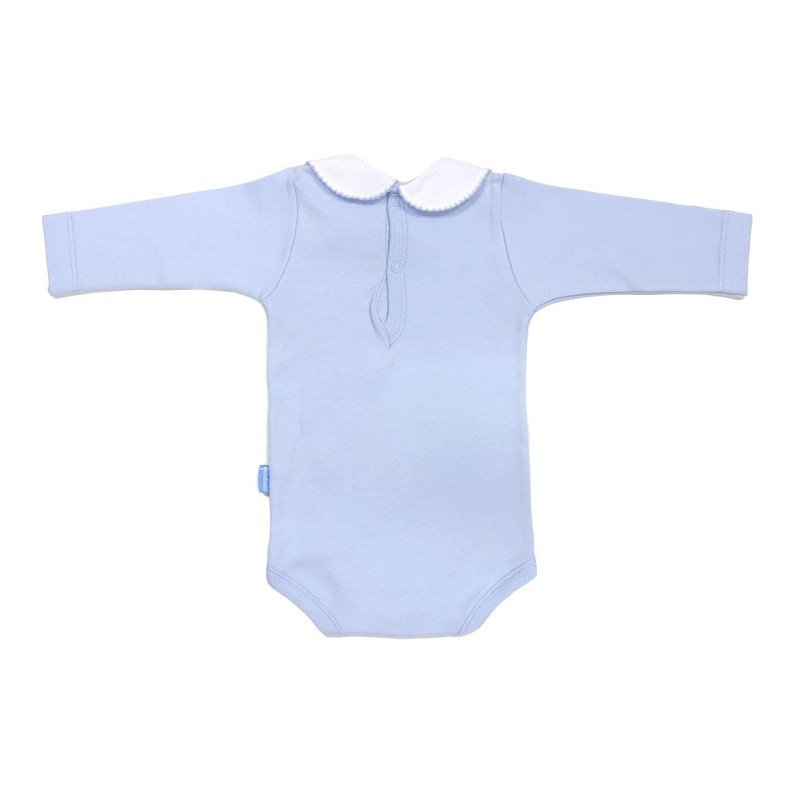 Cambrass BODY CON CUELLO MANGA LARGA I. D.R. LISO CELESTE Tienda de fábrica