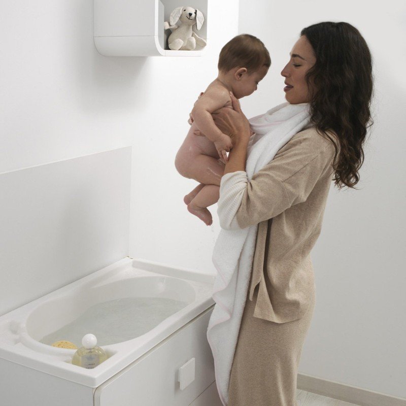 Cambrass CAPA DE BAÑO DELANTAL 100x100x1 CM LISO E CELESTE Envío internacional gratuito