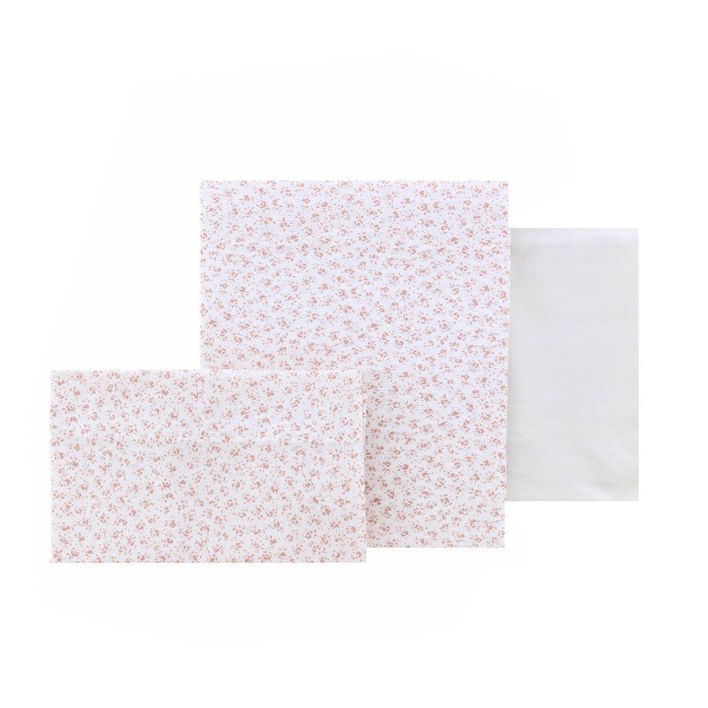 Cambrass SABANA MINICUNA 3 PCS 80x120x1 CM LIBERTY ROSA