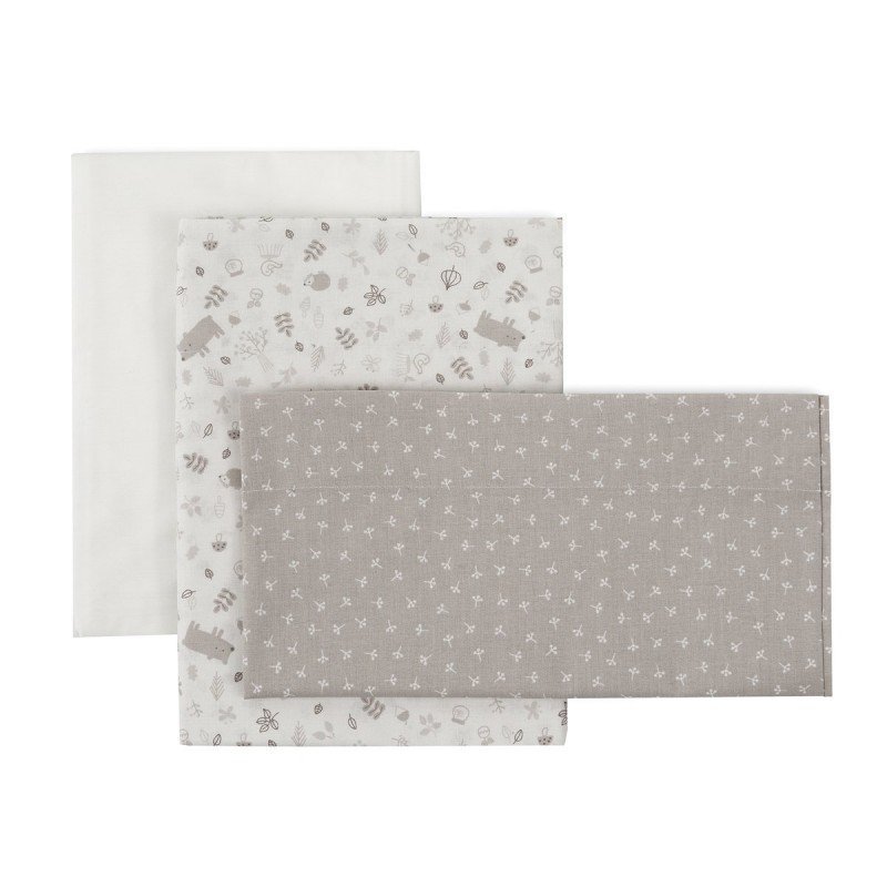 Cambrass SABANA MOISES/CARRO 3 PCS 35x80x1 CM ABETE BEIGE