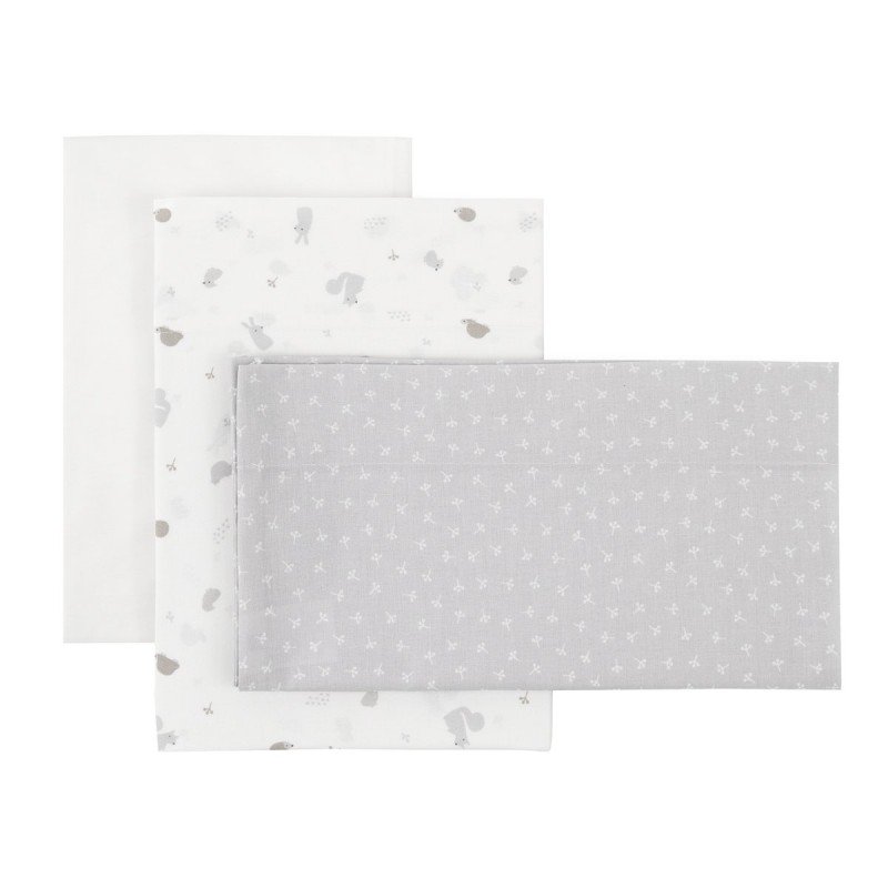 Cambrass SABANA MOISES/CARRO 3 PCS 35x80x1 CM ARDI GRIS