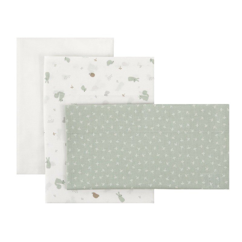Cambrass SABANA MOISES/CARRO 3 PCS 35x80x1 CM ARDI VERDE