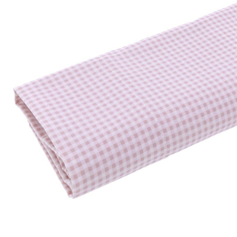 Cambrass SABANA MOISES/CARRO 3 PCS 80x120x1 CM VICHY10 ROSA Promoción trimestral
