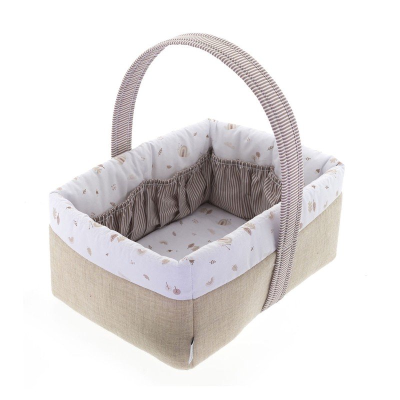 Cambrass CESTA CANASTILLA 22.5x29x29 CM GREENY BEIGE