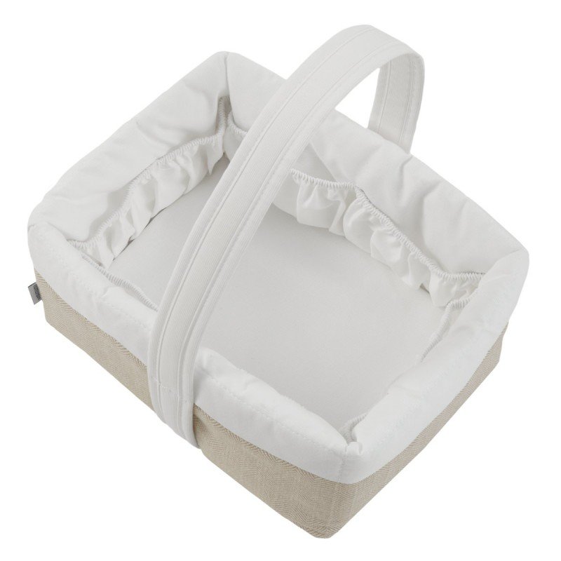 Cambrass CESTA CANASTILLA 22.5x29x29 CM LINO BEIGE Precios de Black Friday
