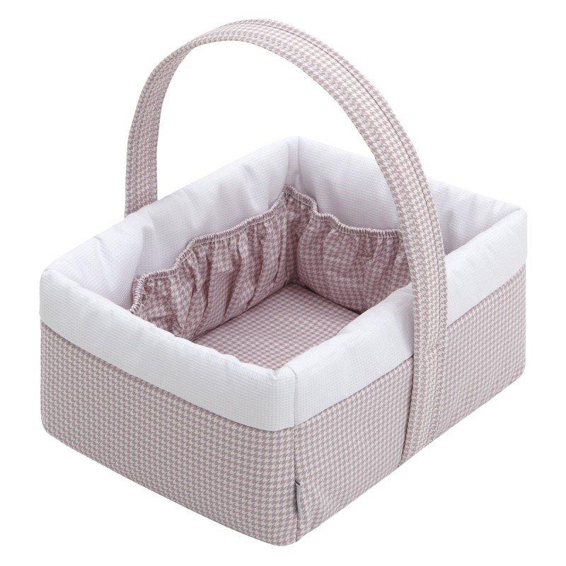 Cambrass CESTA CANASTILLA 22.5x29x29 CM MINI WINDSORD ROSA