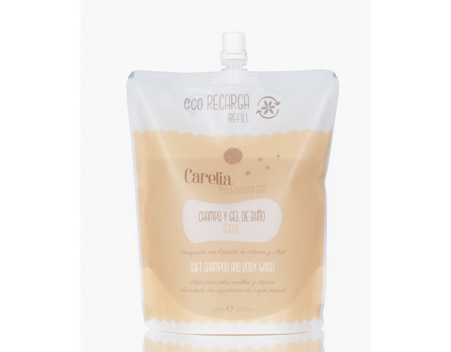 Carelia Recarga para Champú y Gel de Baño Suave Solo hoy