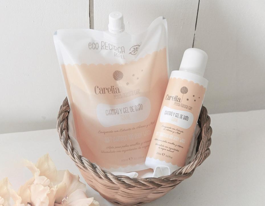 Carelia Recarga para Champú y Gel de Baño Suave Solo hoy