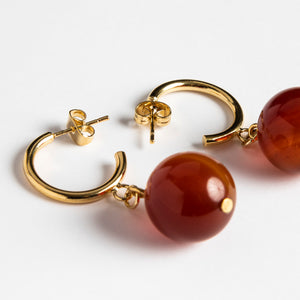 D lirio Pendientes Ambar En oferta