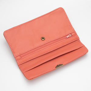 D lirio Cartera de Piel Anaranjada Rebajas