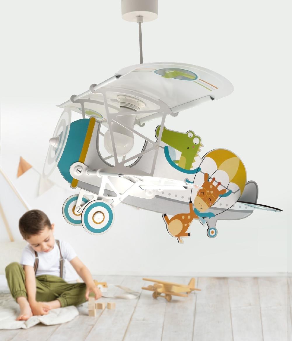 Dalber Aplique de pared infantil Panda verde