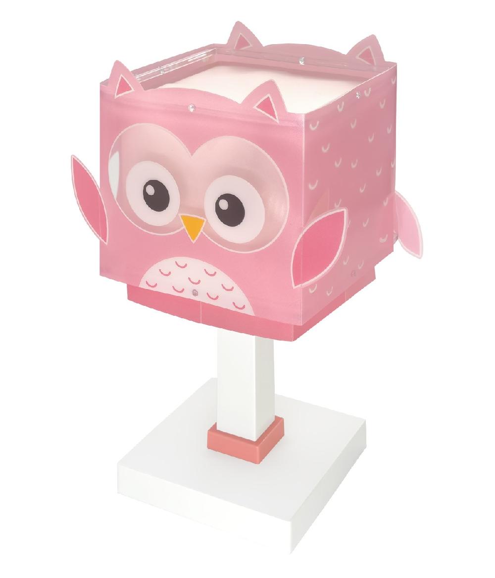 Dalber Plafón de techo 3 luces infantil Little Pink Owl Búho Rosa En oferta
