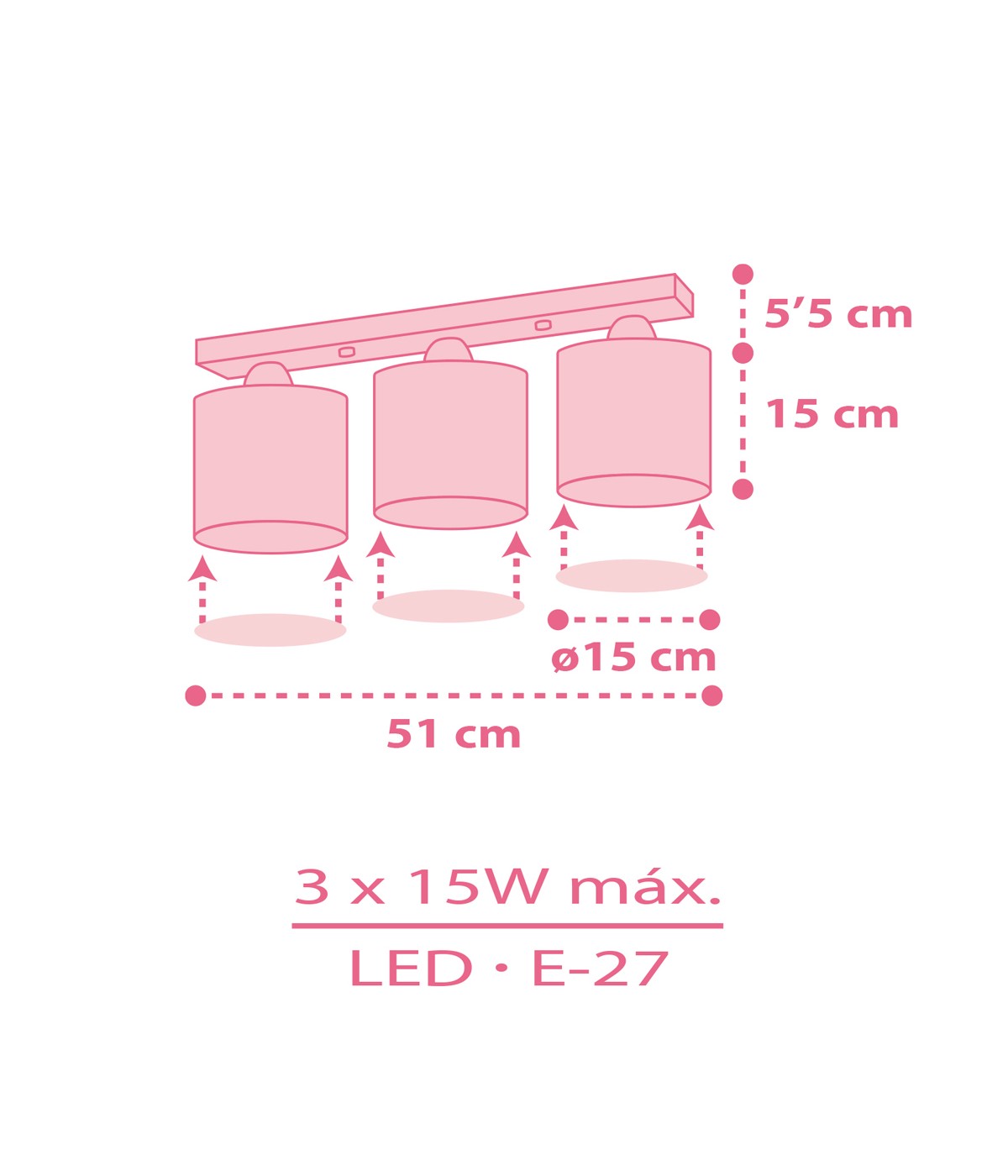 Dalber Aplique de pared infantil Rhino & Croco Los más vendidos