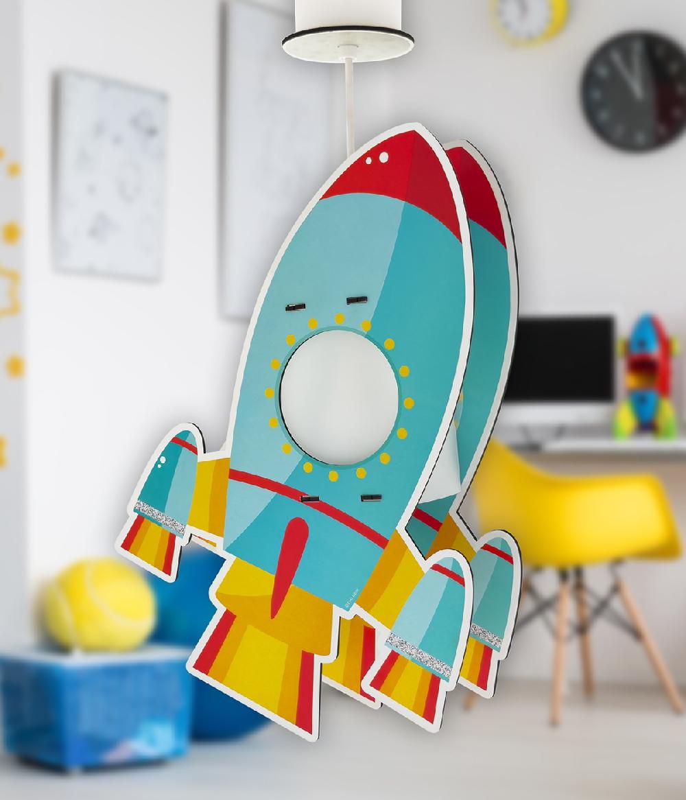 Dalber Lámpara de techo infantil Baby Travel aviones y coches