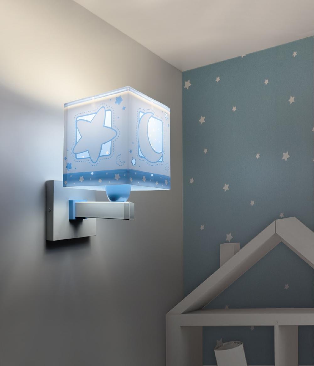 Dalber Plafón de techo 3 luces infantil Little Shark Pequeño Tiburón