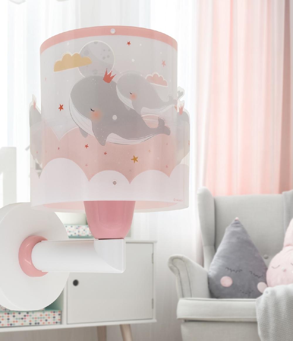 Dalber Aplique de pared infantil Baby Dreams Nube gris