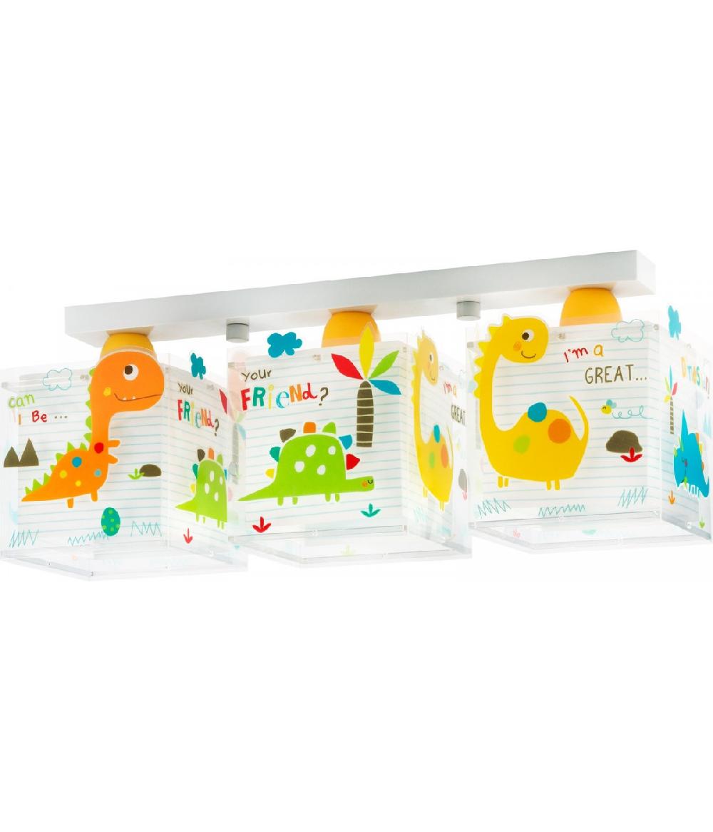 Dalber Plafón de techo 3 luces infantil Mermaids Sirenas Tienda