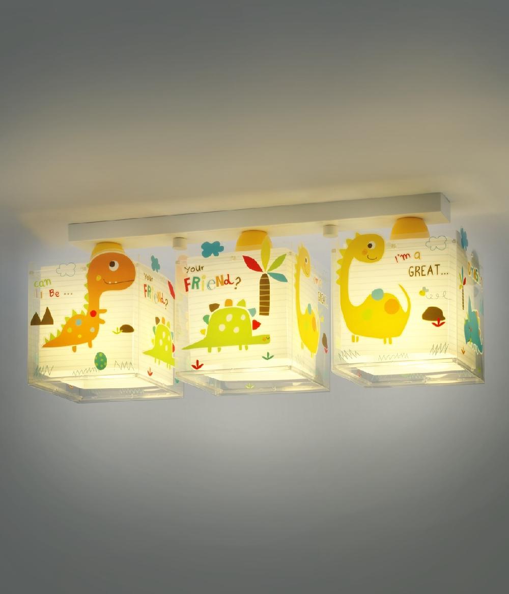 Dalber Plafón de techo 3 luces infantil Mermaids Sirenas Tienda