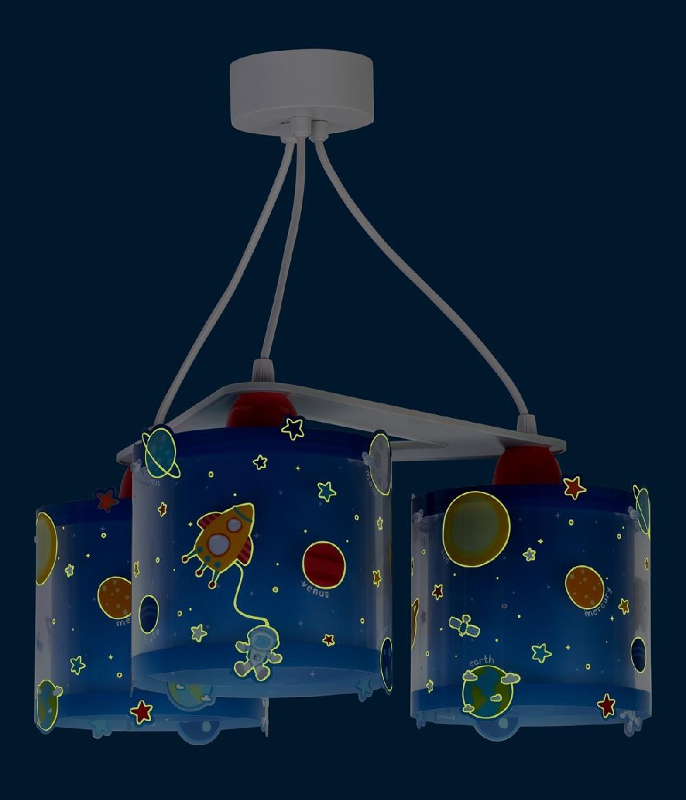 Dalber Lámpara de techo 3 luces infantil Planets Planetas sistema solar Últimos 3 días