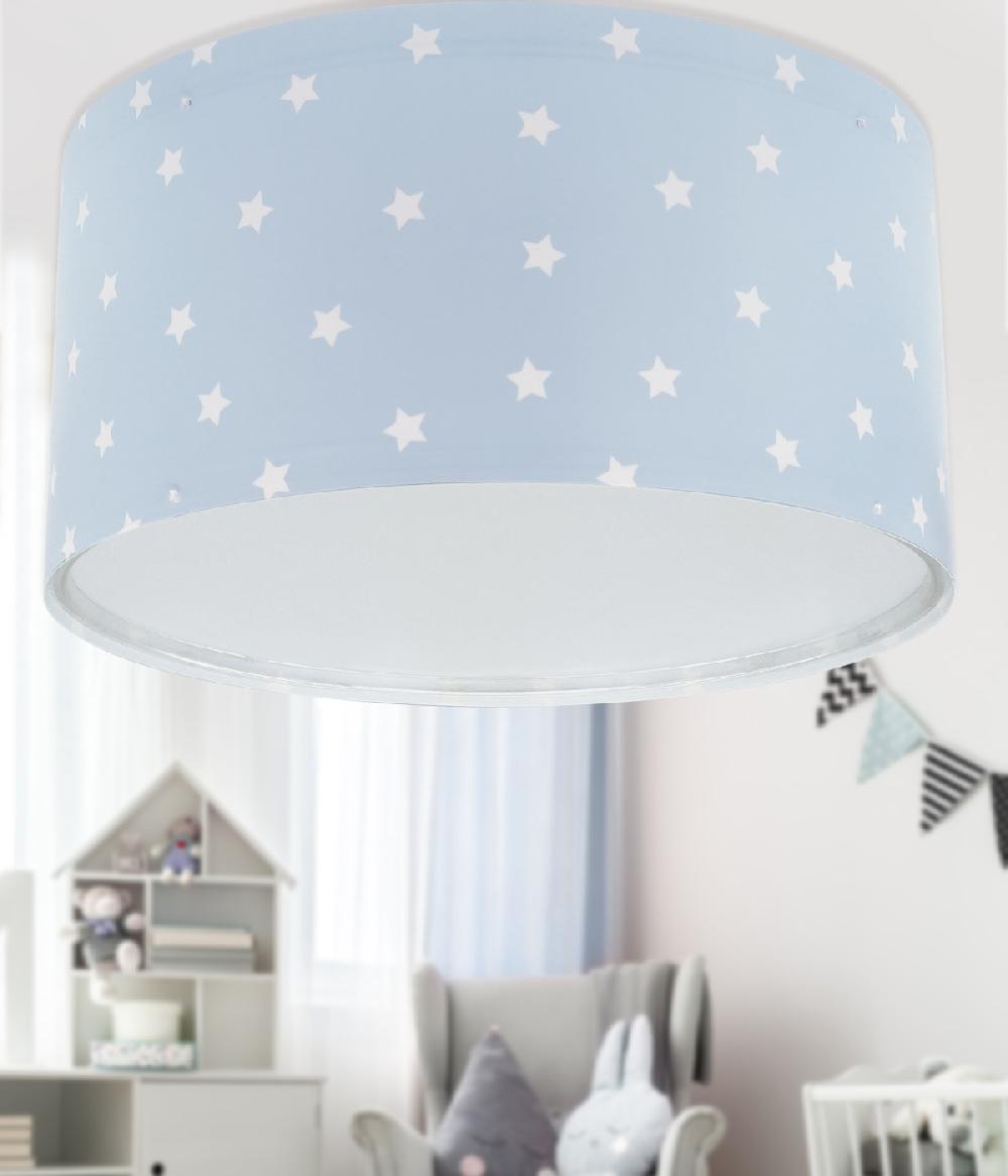 Dalber Aplique de pared infantil Moonlight Luna y Estrellas rosa