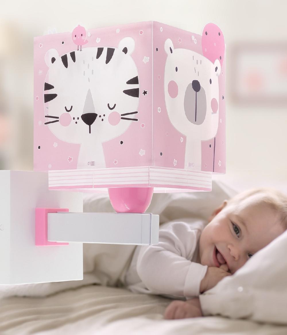 Dalber Plafón infantil Moonlight Luna y Estrellas rosa