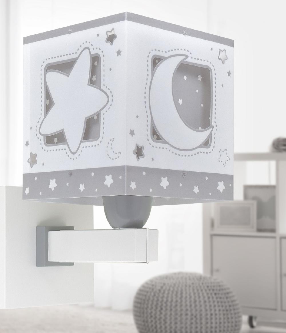 Dalber Plafón de techo 3 luces infantil Clouds Nube gris