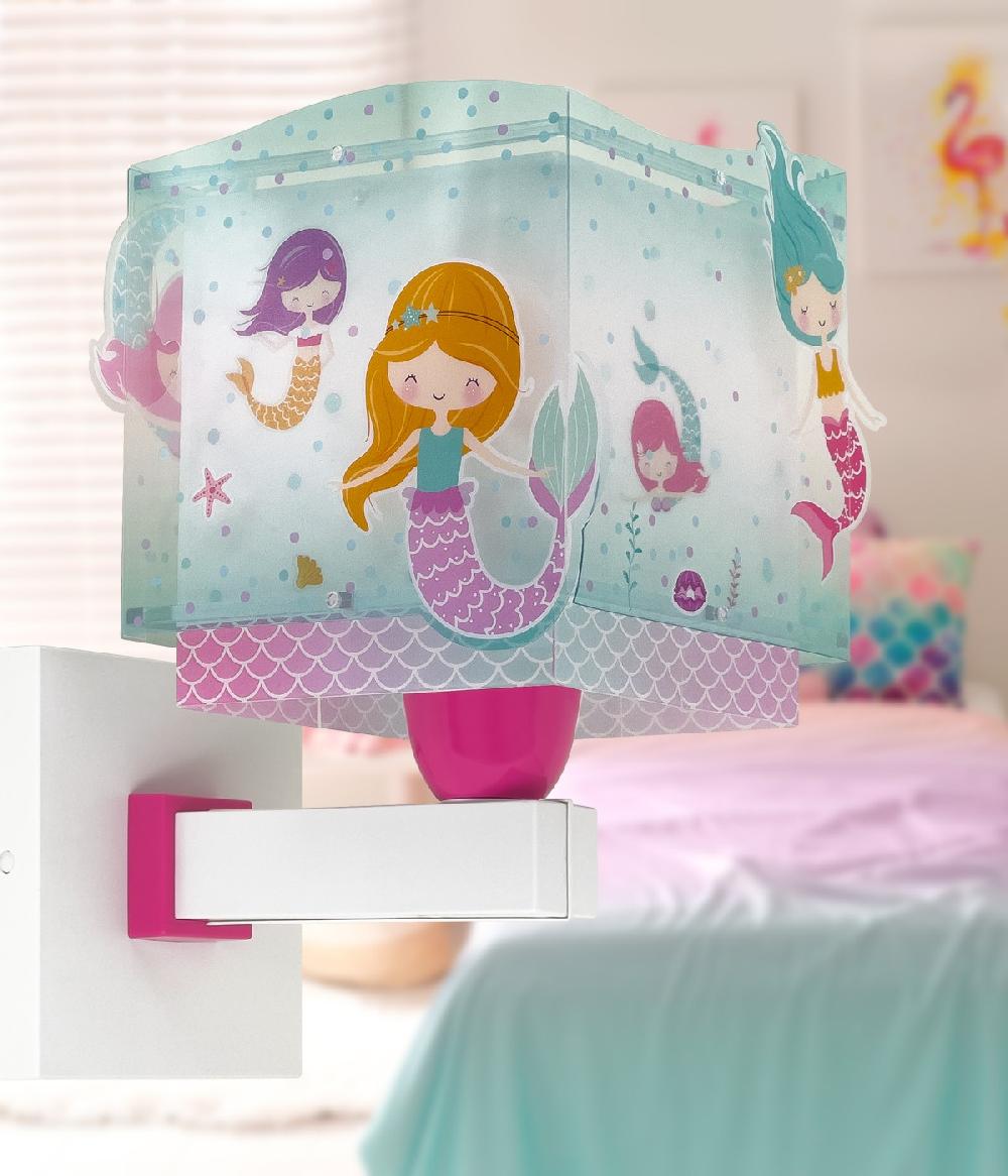 Dalber Lámpara de mesa infantil Whale Dreams Ballenas azul