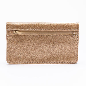 Dlirioshop Cartera de Piel Cava Purpurina Liquidación
