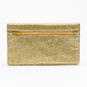 Dlirioshop Cartera de Piel Dorada Purpurina Mejor oferta