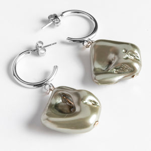 Dlirioshop Pendientes Perlé Grey Libre de impuestos