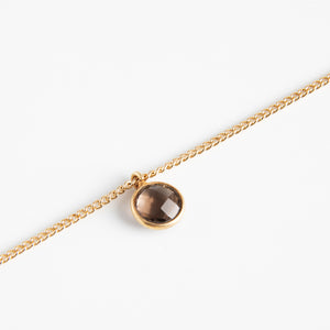 Dlirioshop Pulsera de Piedra Cuarzo Marrón Tienda de fábrica
