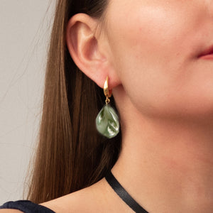 Dlirioshop Pendientes Perle Green Precio ultrabajo