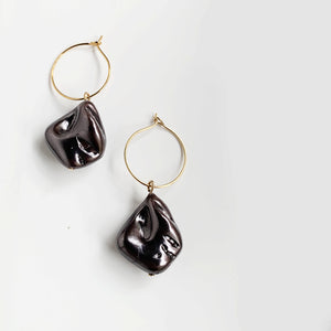 Dlirioshop Pendientes Perle Grey Devoluciones gratuitas