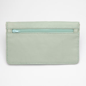 Dlirioshop Cartera de Piel Verde Chicle Venta caliente