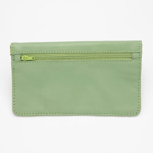 Dlirioshop Cartera de Piel Verde Terraza Venta caliente
