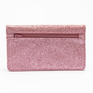 Dlirioshop Cartera de Piel Rosa Purpurina En línea
