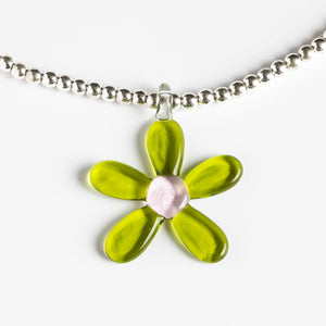 Dlirioshop Collar Bolas Flor Margaret Green Envío gratis