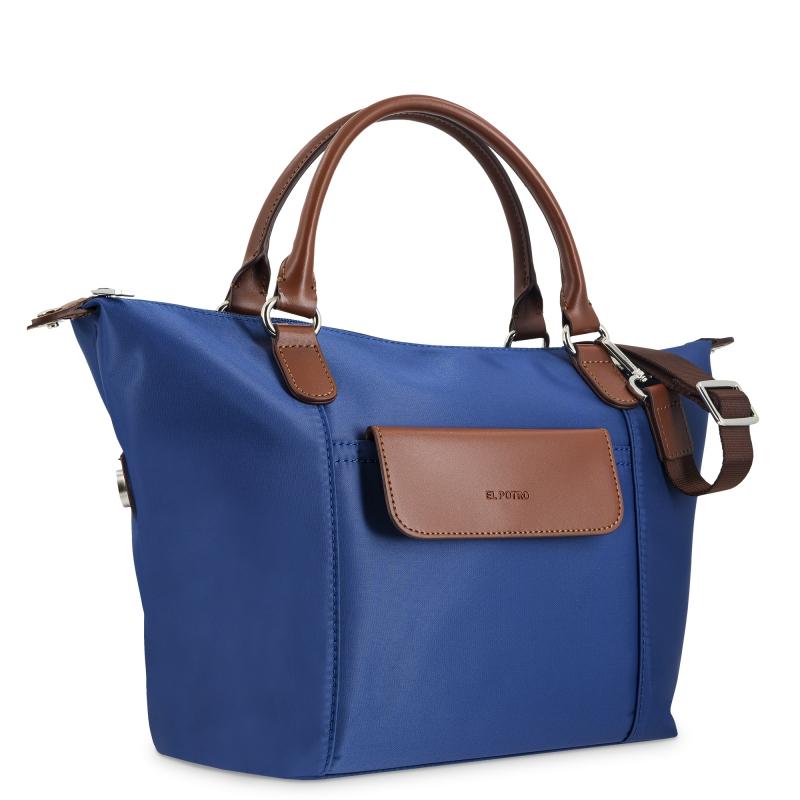 El potro Bolso cesta pequeño azul-El Potro En oferta