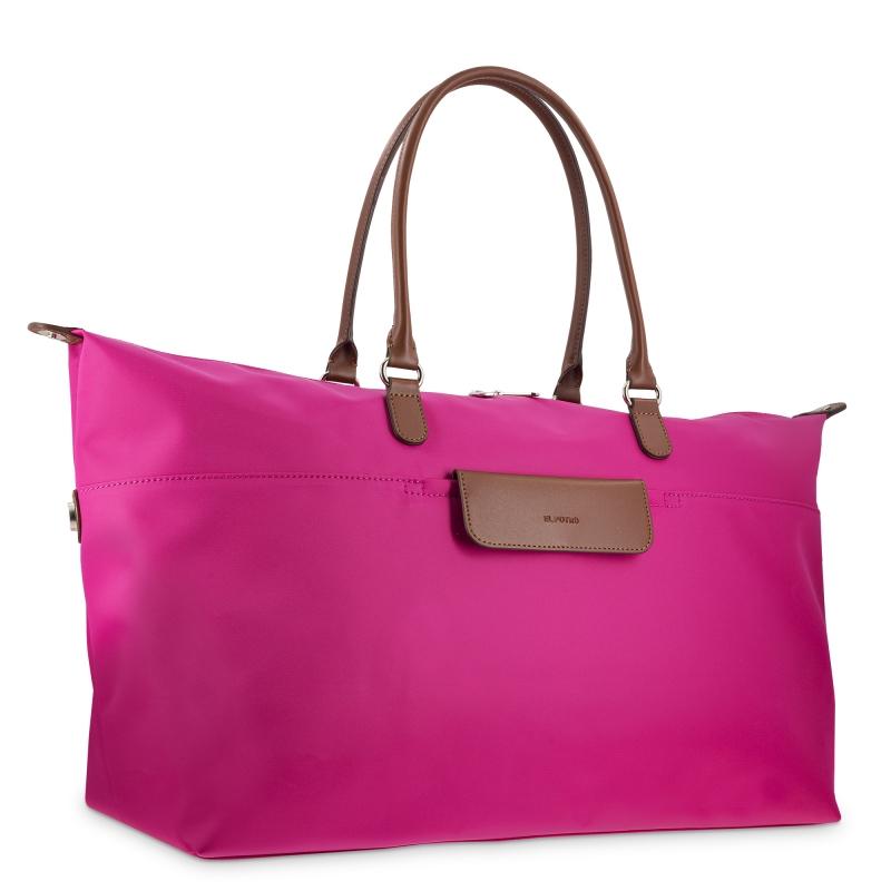 El potro Bolso cesta de viaje grande rosa-El Potro Descuento por venta flash