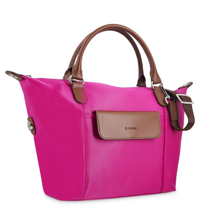 El potro Bolso cesta pequeño rosa-El Potro Grandes ahorros