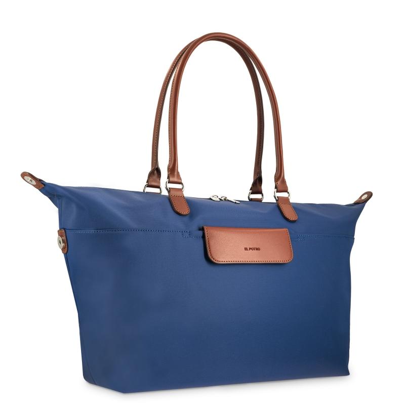 El potro Bolso cesta larga azul-El Potro Tienda