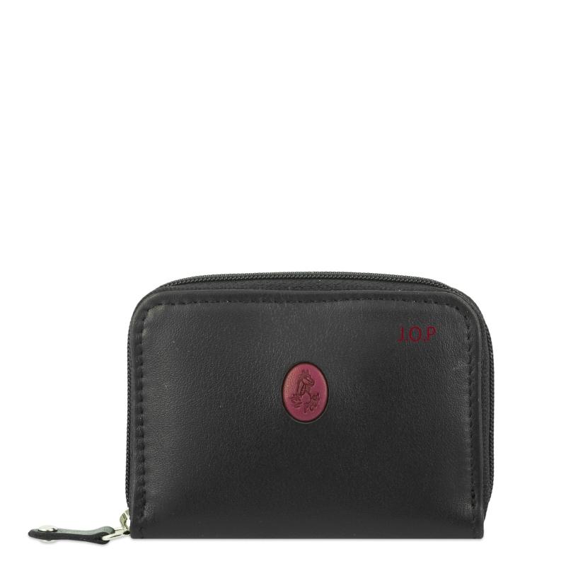El potro Monedero Llavero hombre en piel vacuno color negro/burdeos-Tribeca Rebajas online