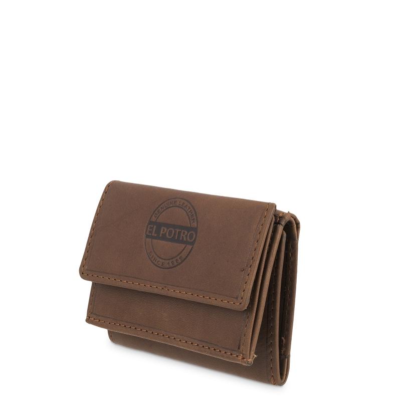 El potro Cartera con monedero interior de hombre en piel vacuno cuero Legitimo-E L P O T R O Tienda de fábrica
